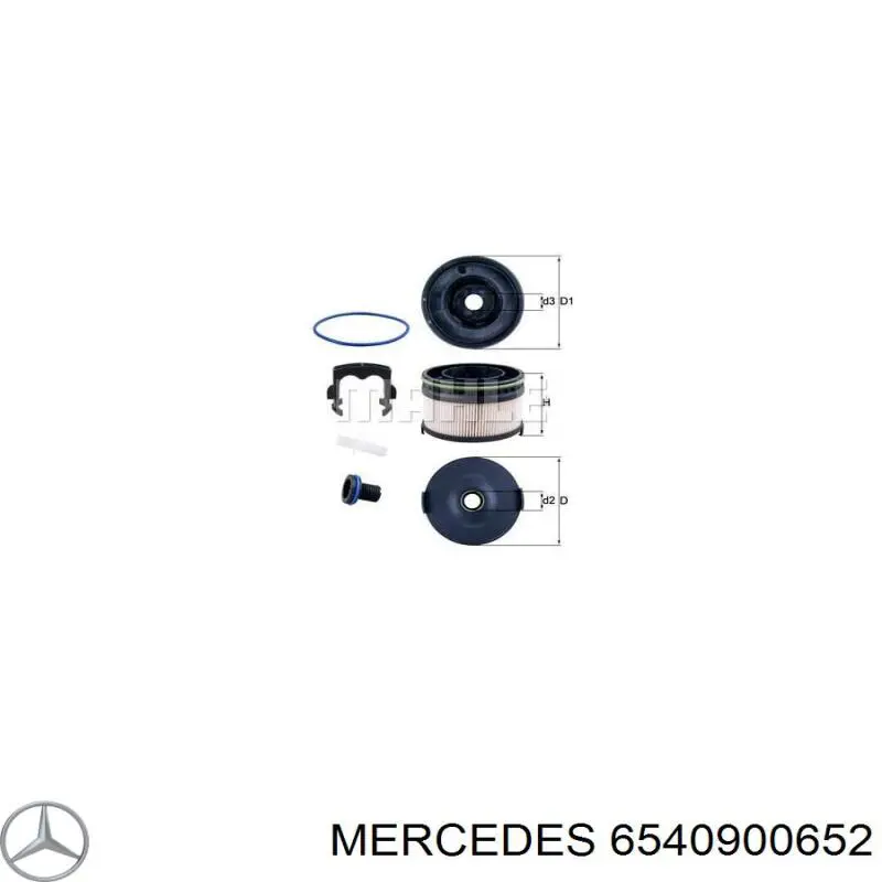 6540900652 Mercedes Filtro de gasolina