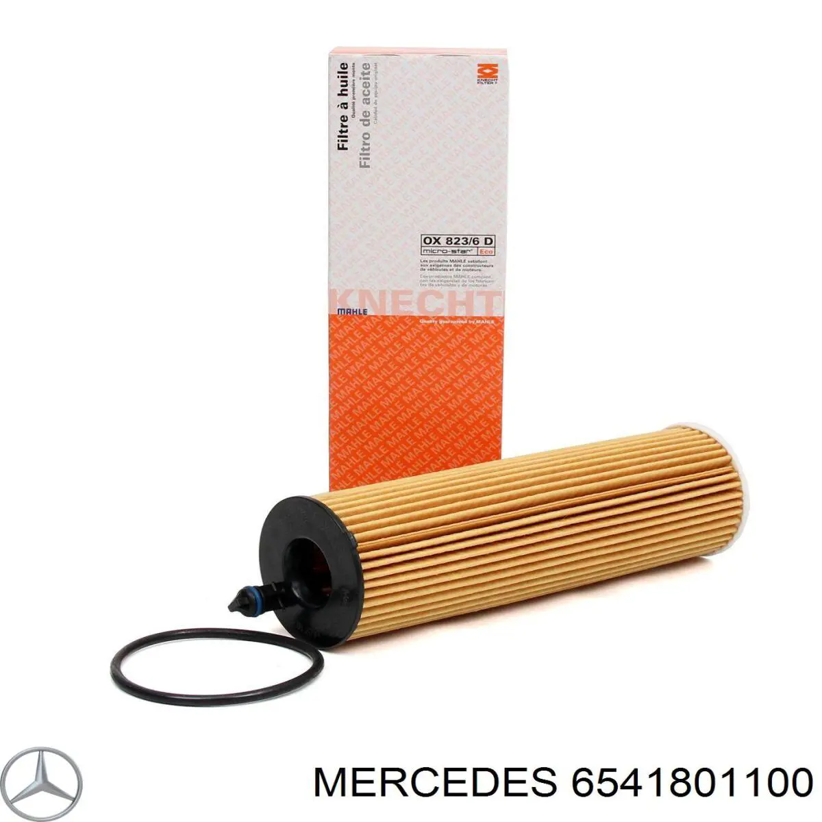 6541801100 Mercedes filtro de aceite