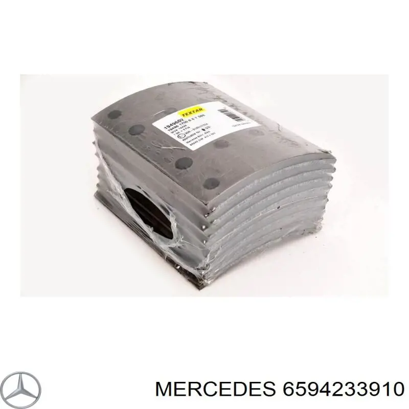 6594233910 Mercedes forron del freno trasero (camion)