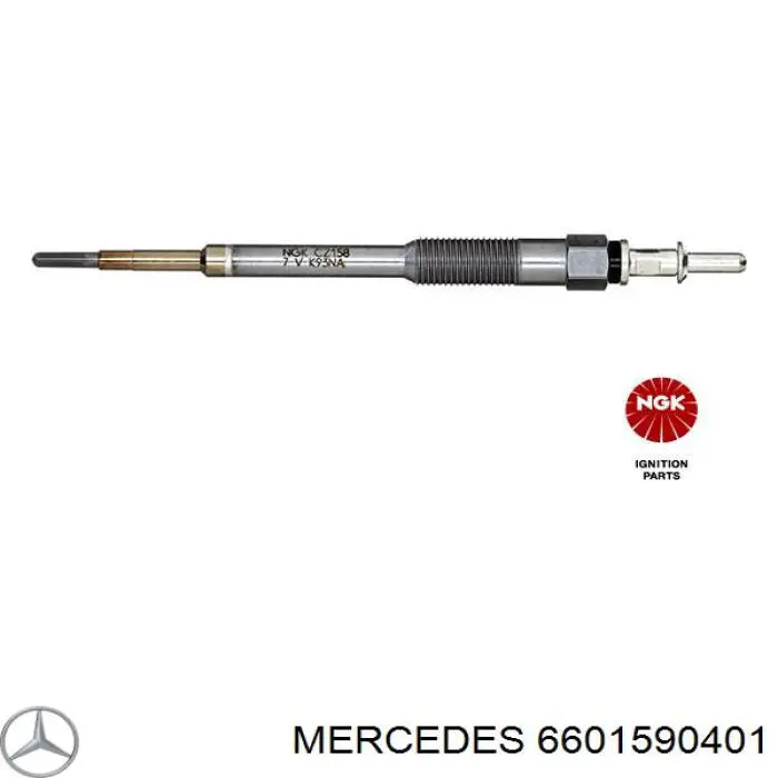 6601590401 Mercedes bujía de incandescencia