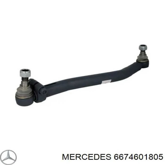 6674601805 Mercedes barra de acoplamiento completa