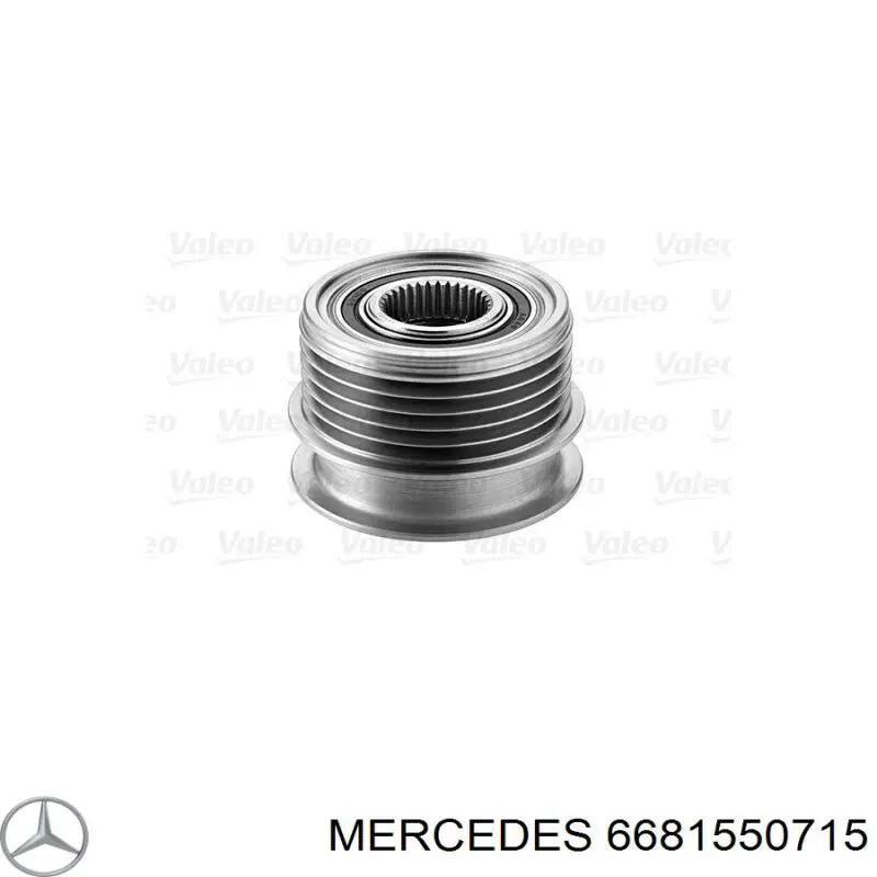 6681550715 Mercedes polea alternador