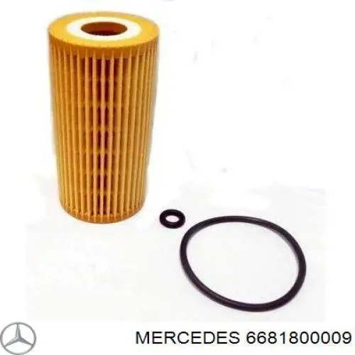 6681800009 Mercedes filtro de aceite