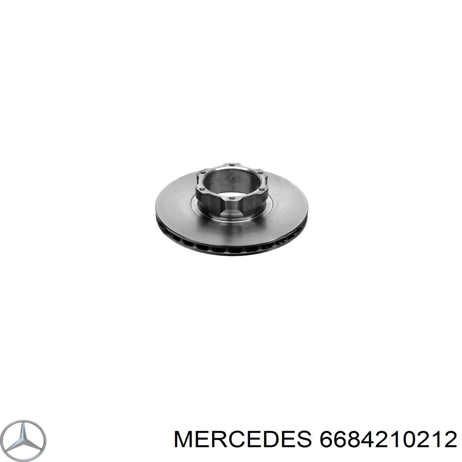 6684210212 Mercedes disco de freno delantero