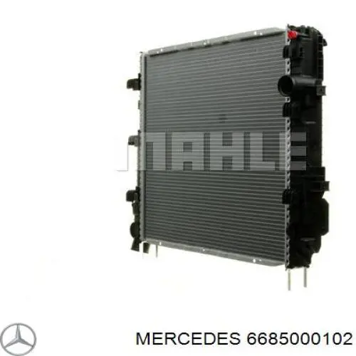 Água radiador Mercedes 6685000102 precio, desde 206,94 EUR