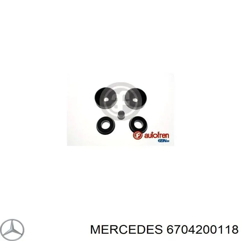 6704200118 Mercedes cilindro de freno de rueda trasero