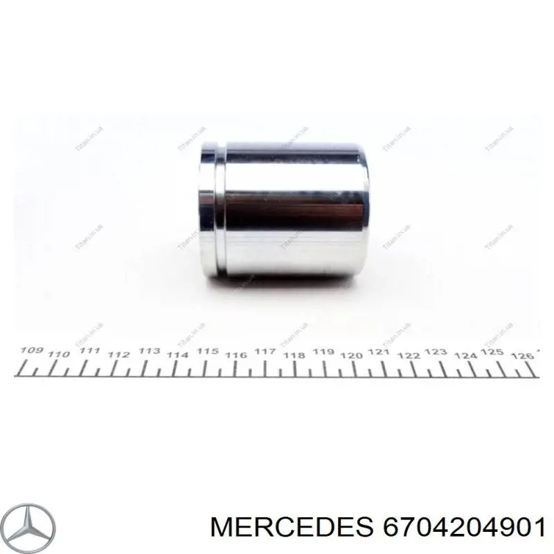 6704204901 Mercedes pinza de freno trasera izquierda