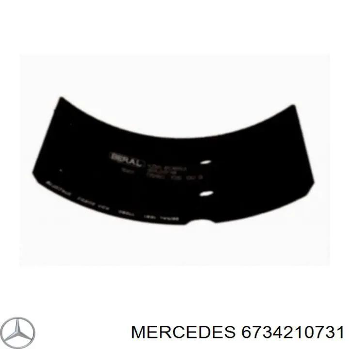 6734210731 Mercedes zapatas de frenos de tambor delanteras