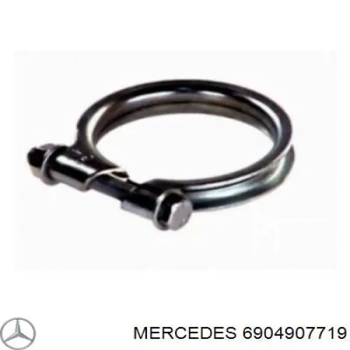 6904907719 Mercedes silenciador del medio