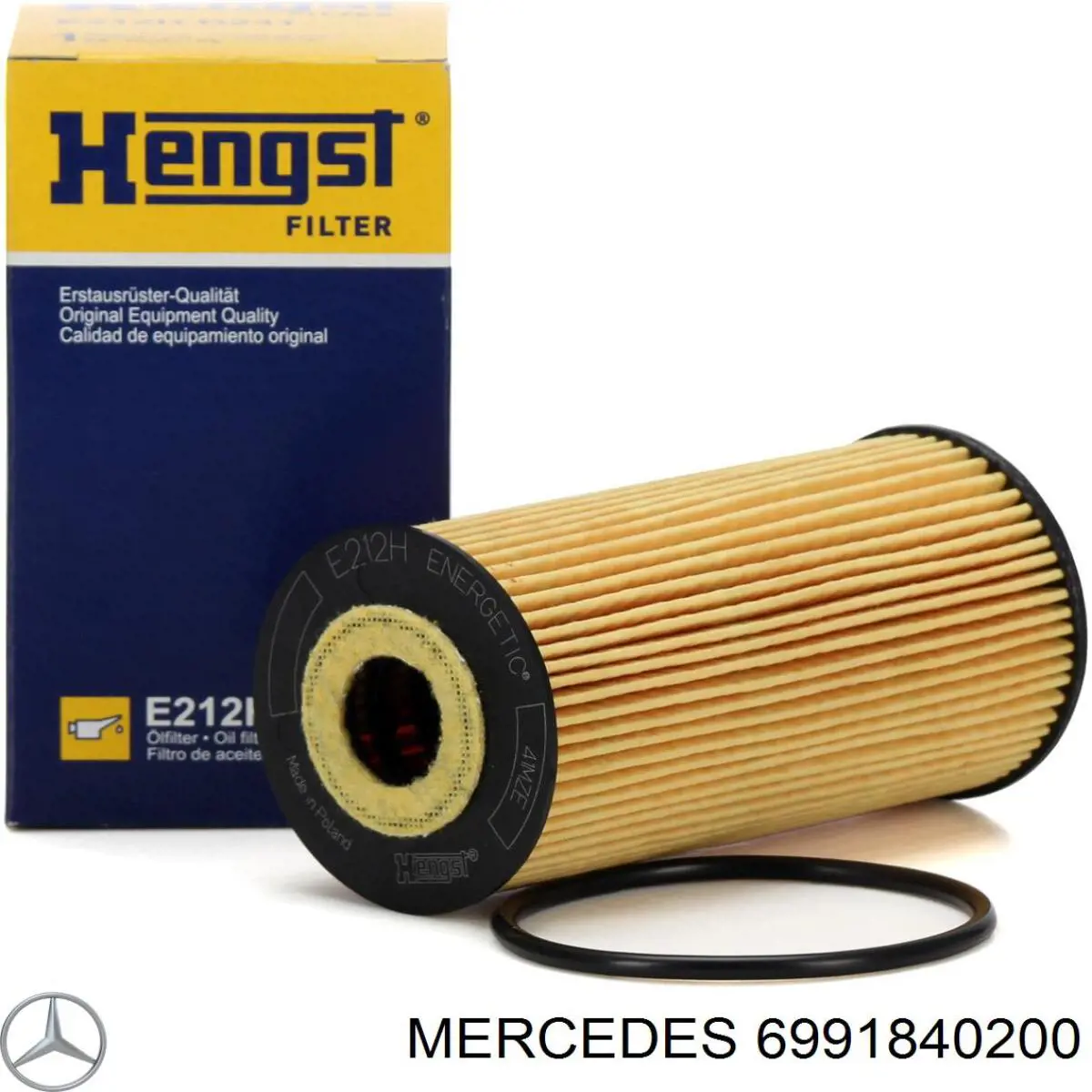 6991840200 Mercedes filtro de aceite