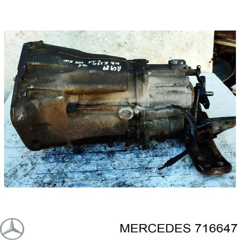 716647 Mercedes caja de cambios mecánica, completa