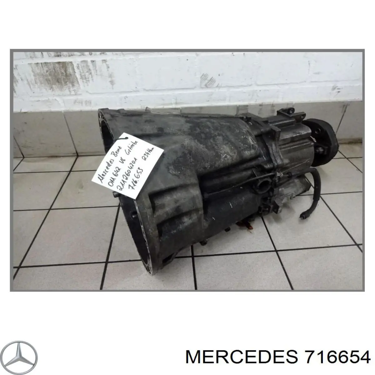 2112609101 Mercedes caja de cambios mecánica, completa