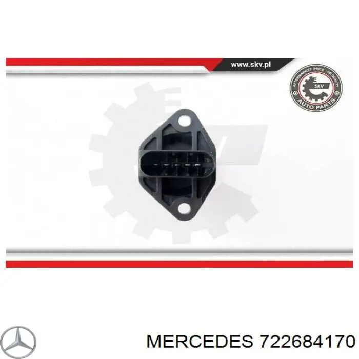 722684170 Mercedes caudalímetro