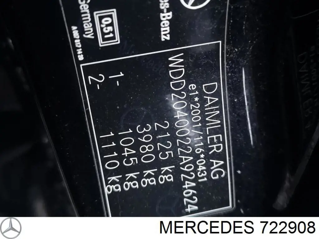Transmisión automática completa Mercedes 722908 precio, desde 987,36 EUR