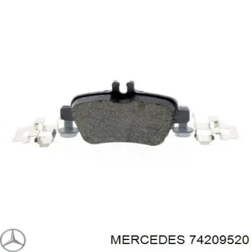 74209520 Mercedes pastillas de freno traseras