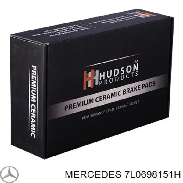 7L0698151H Mercedes pastillas de freno delanteras