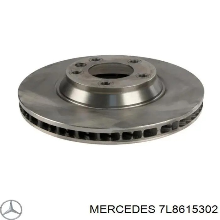 7L8615302 Mercedes disco de freno delantero