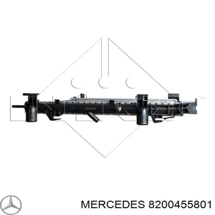 8200455801 Mercedes radiador refrigeración del motor