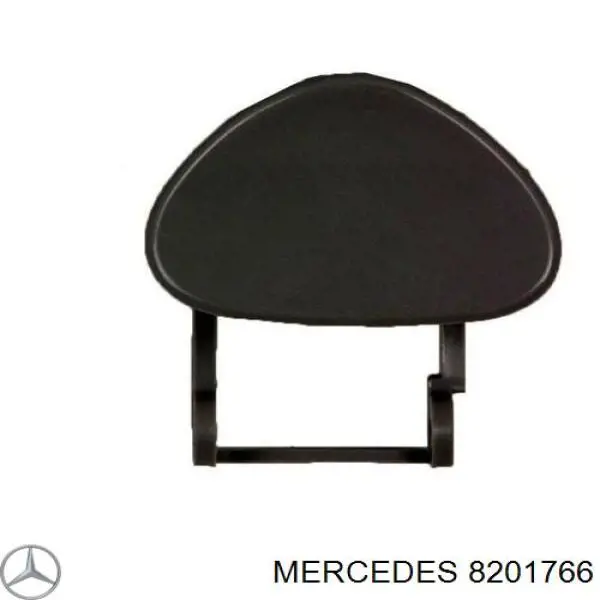 8201766 Mercedes cristal de faro derecho