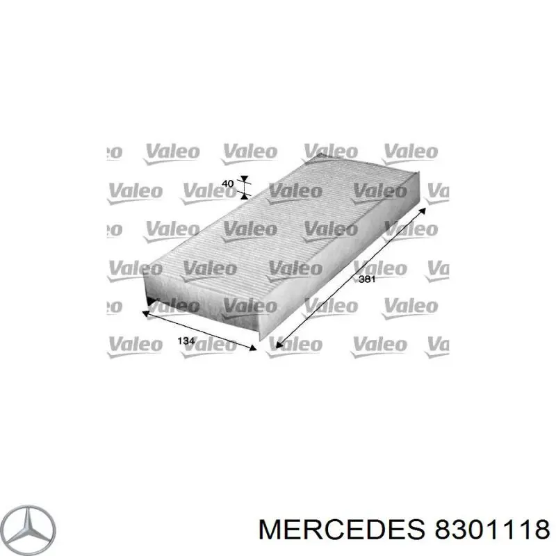 8301118 Mercedes filtro de habitáculo