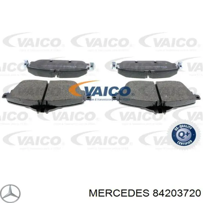 84203720 Mercedes pastillas de freno delanteras