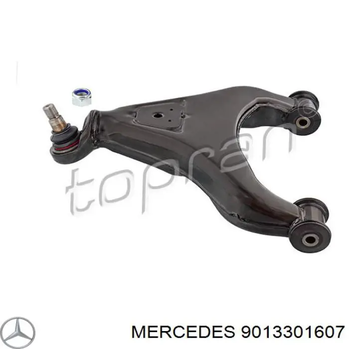 9013301607 Mercedes barra oscilante, suspensión de ruedas delantera, inferior izquierda