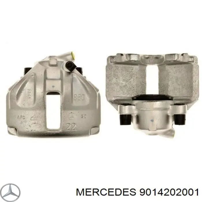 9014202001 Mercedes pinza de freno delantera izquierda