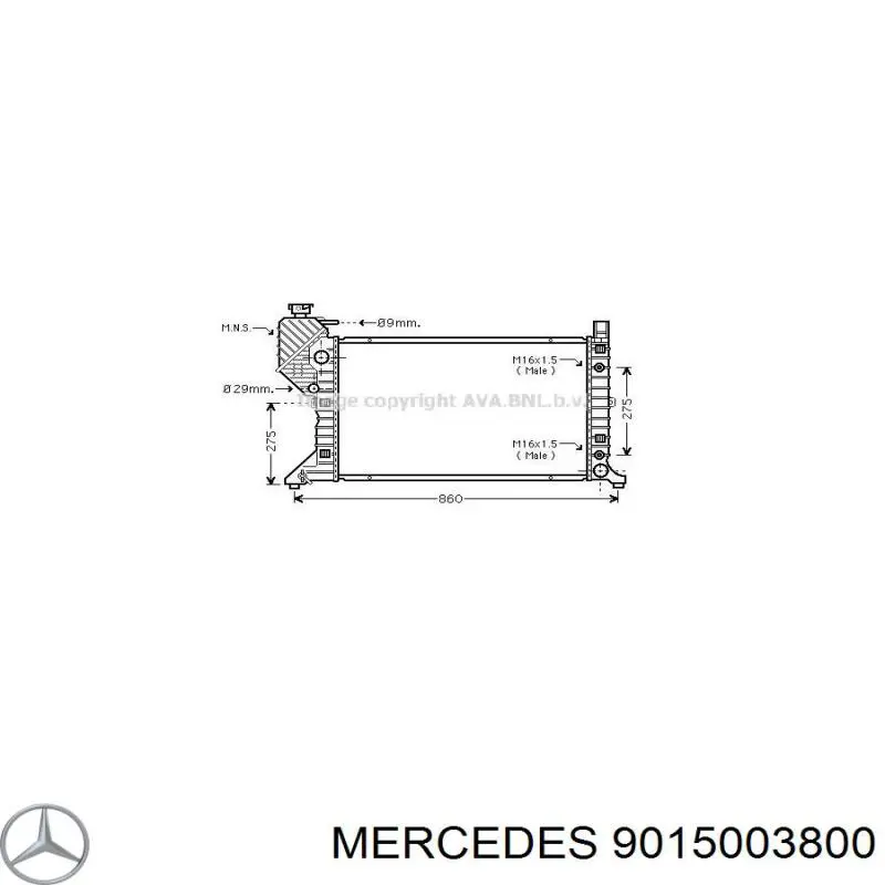 Radiador 9015003800 Mercedes