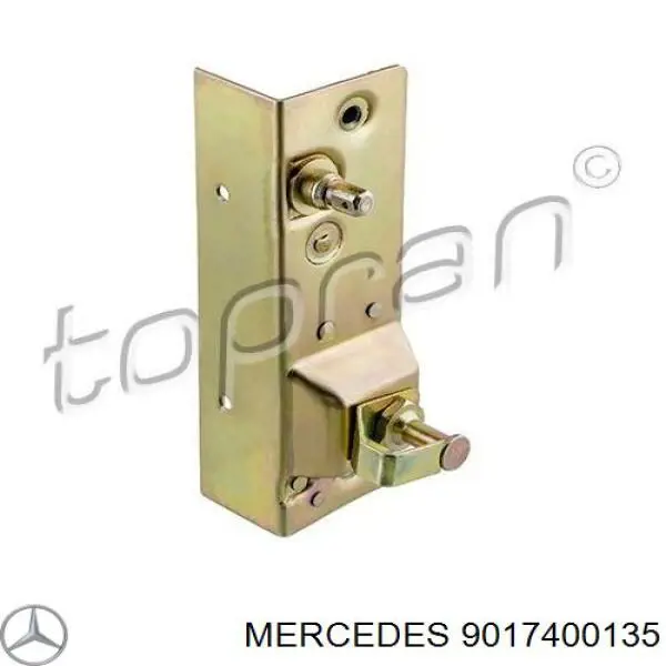 9017400135 Mercedes cerradura de puerta de batientes, trasera izquierda