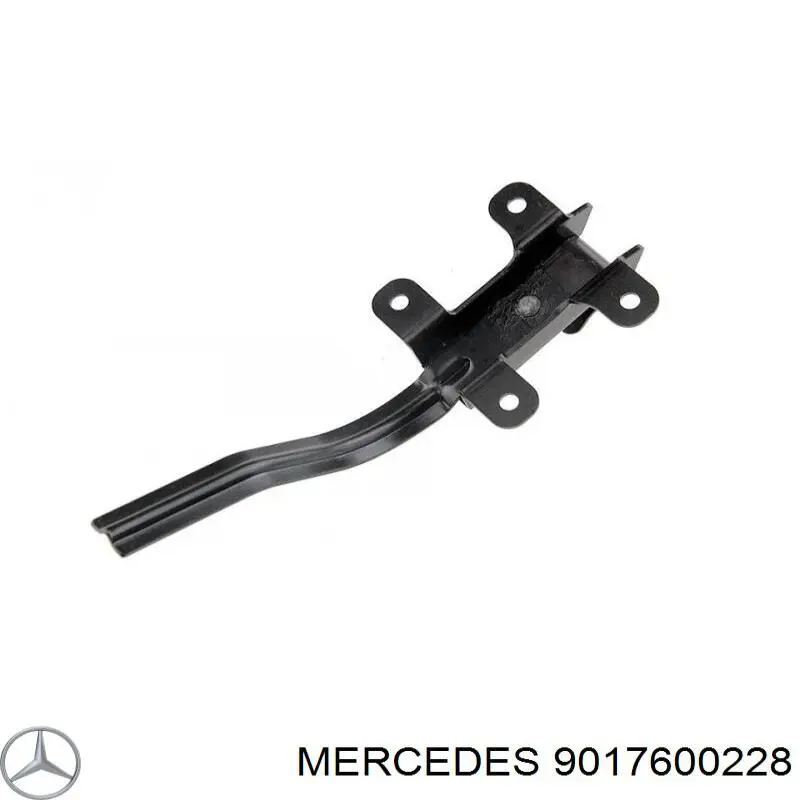 9017600228 Mercedes Limitador de apertura de puerta del maletero (furgoneta)