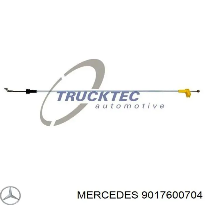 9017600704 Mercedes Cable de apertura de cerradura de puerta delantera