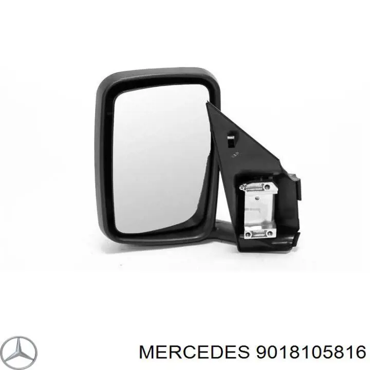 9018105816 Mercedes espejo retrovisor izquierdo