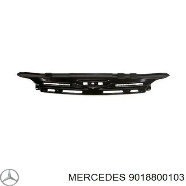 9018800103 Mercedes soporte de radiador superior (panel de montaje para foco)