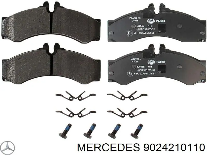 Comprar 9024210110 Mercedes Pastillas delanteras de freno