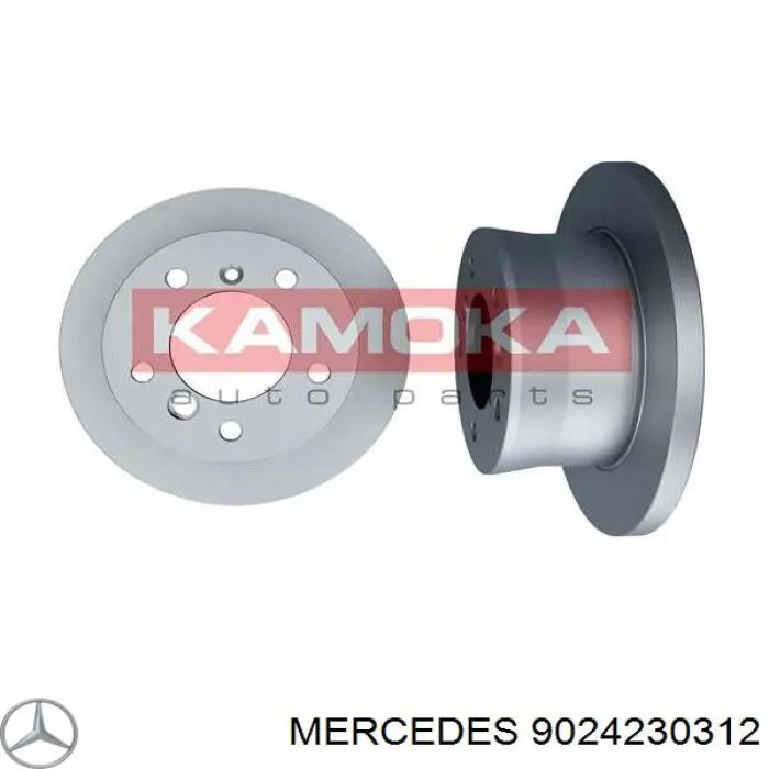 Disco de freno trasero Mercedes 9024230312 precio, desde 38,17 EUR