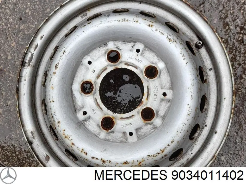 Comprar 9034011402 Mercedes Llantas de acero (Estampado)