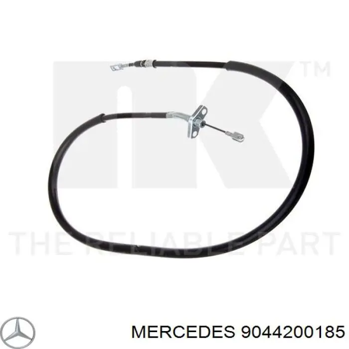 9044200185 Mercedes cable de freno de mano trasero izquierdo