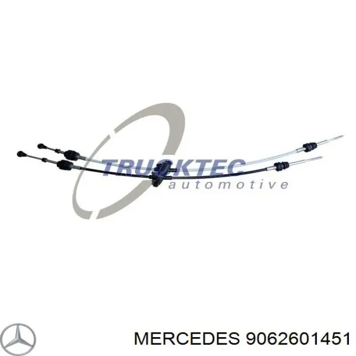 9062601451 Mercedes cables de caja de cambios