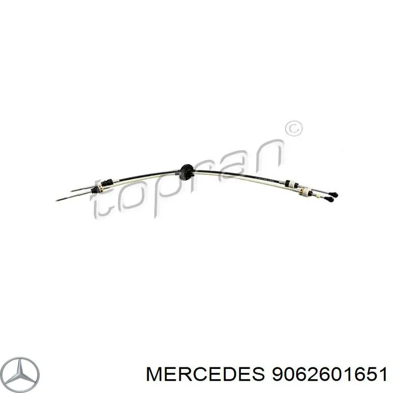 Cable de accionamiento de caja de cambios Mercedes 9062601651 precio, desde 108,50 EUR