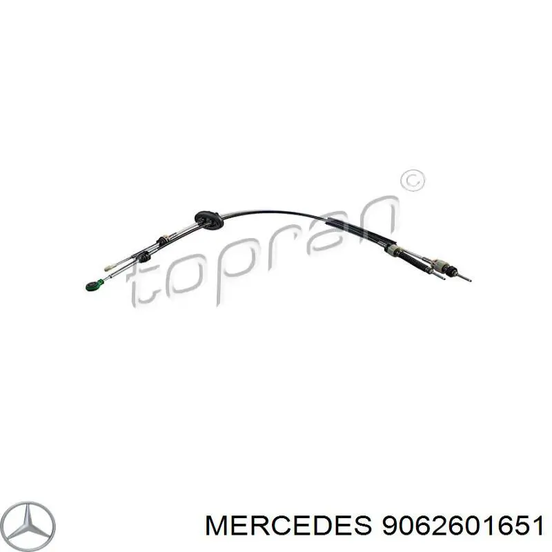 9062601651 Mercedes cables de accionamiento, caja de cambios