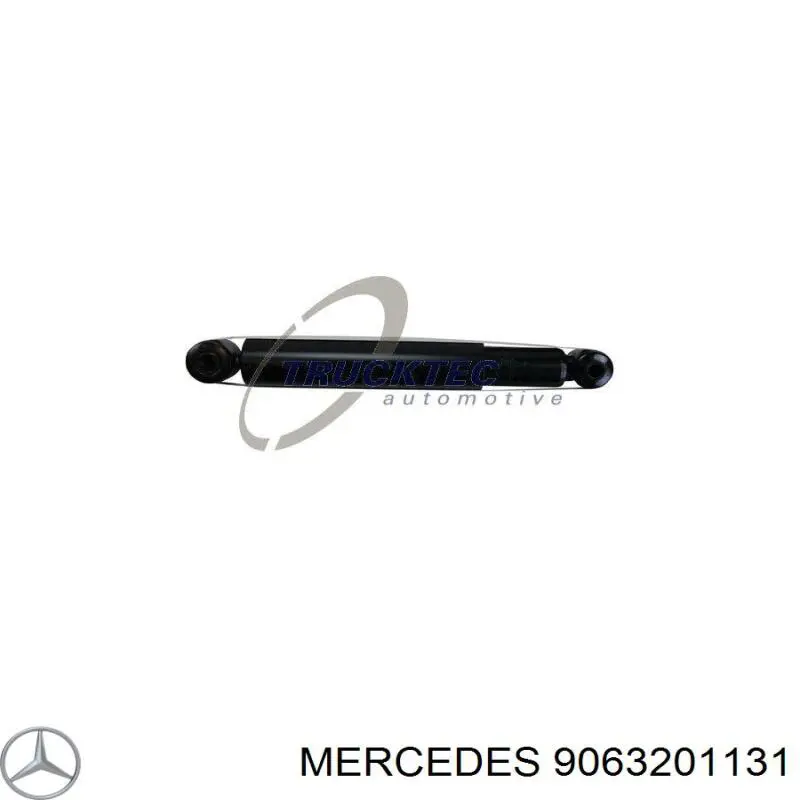 9063201131 Mercedes amortiguador trasero