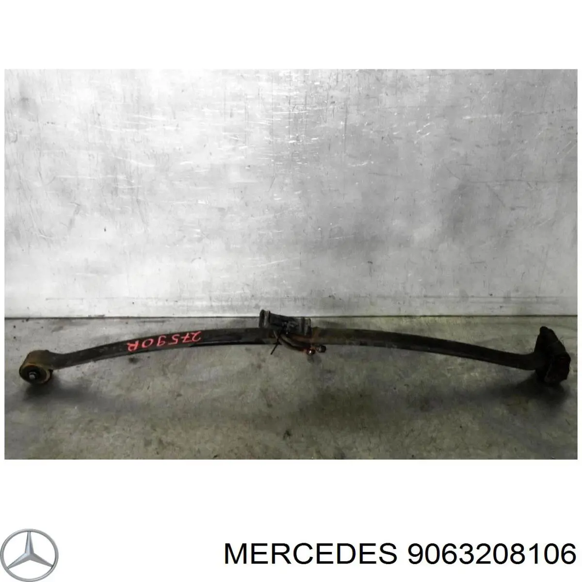 9063203106 Mercedes Ballestas de suspensión trasera