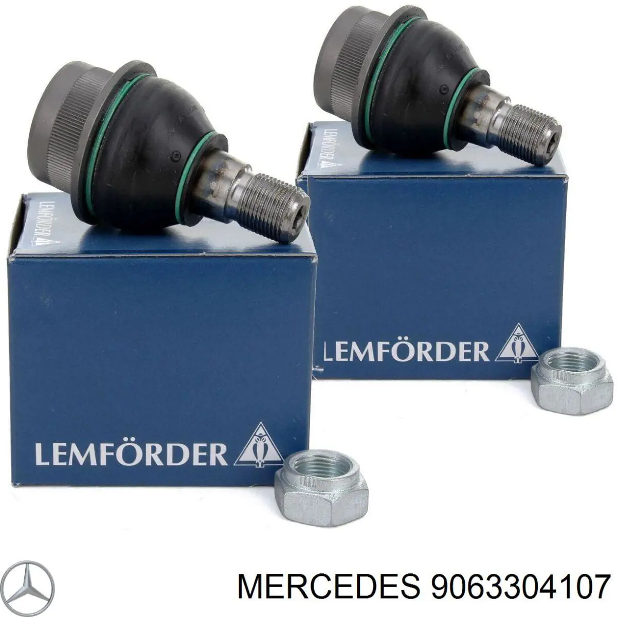 9063304107 Mercedes barra oscilante, suspensión de ruedas delantera, inferior derecha