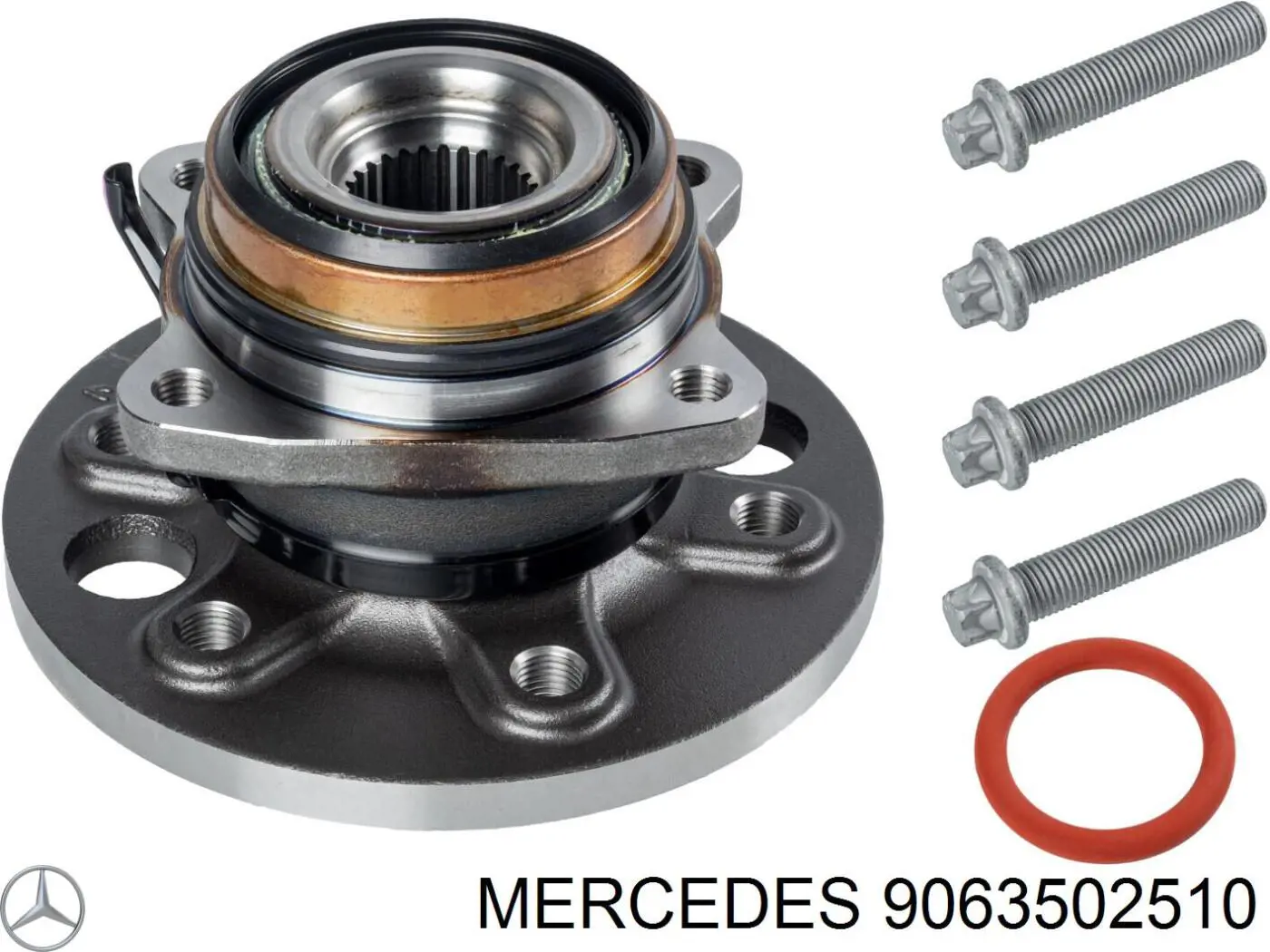 9063502510 Mercedes árbol de transmisión trasero derecho