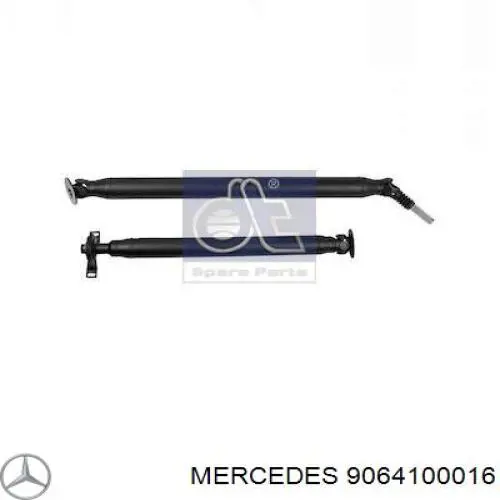 9064100016 Mercedes árbol cardán trasero completo