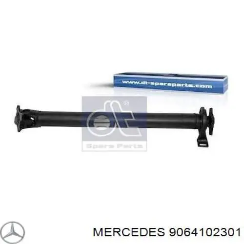 9064102301 Mercedes árbol cardán trasero, parte delantera