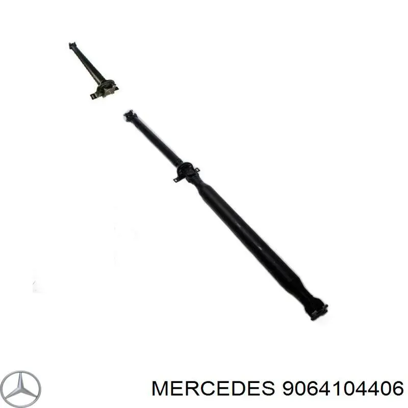 906 410 44 06 Mercedes árbol cardán trasero completo