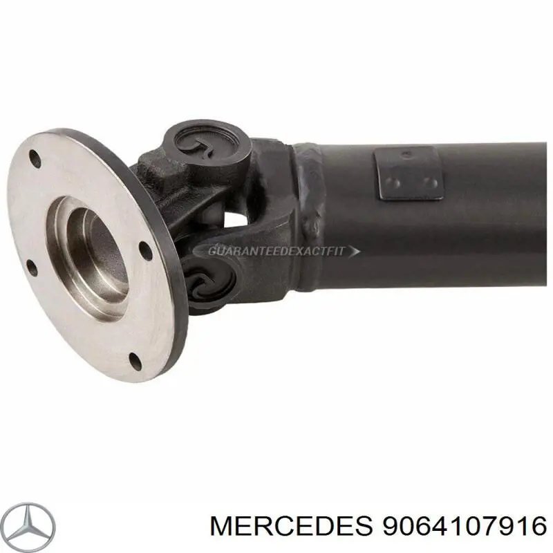 9064107916 Mercedes árbol cardán trasero, parte trasera