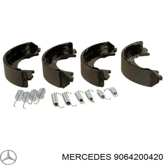 Comprar 9064200420 Mercedes Juego de zapatas de frenos, freno de estacionamiento