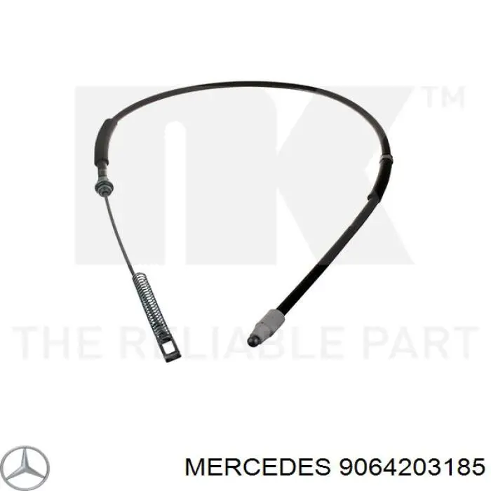 9064203185 Mercedes cable de freno de mano trasero derecho/izquierdo